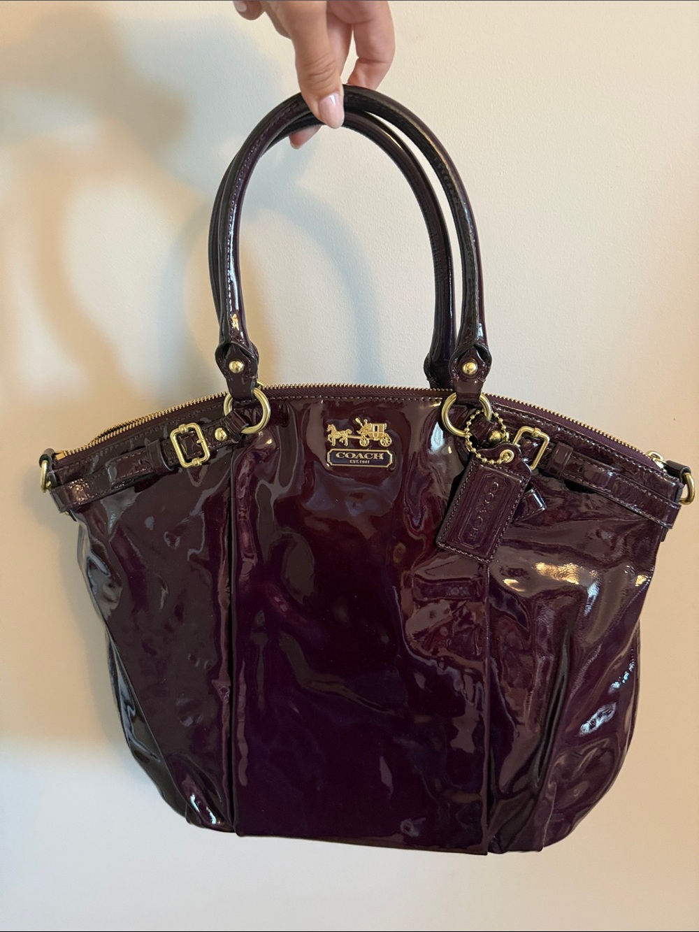 COACH MADISON LINDSEY SATCHEL